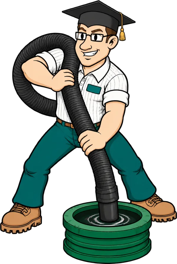Delta Dan pumping a septic tank